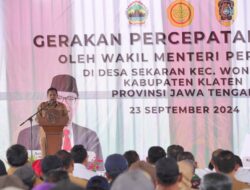 Kunjungi Klaten, Wamentan: Petani Jangan Sampai  Susah