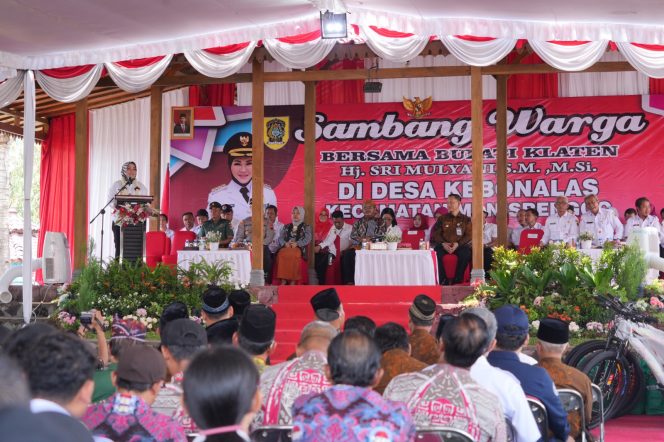 
 Bupati Klaten Resmikan Kampung Buah Tlatar, Sambang Warga Desa Kebonalas
