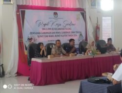 Rapat Kerja Dan Sosialisasi Panitia Pemilihan Se-kecamatan Tulung