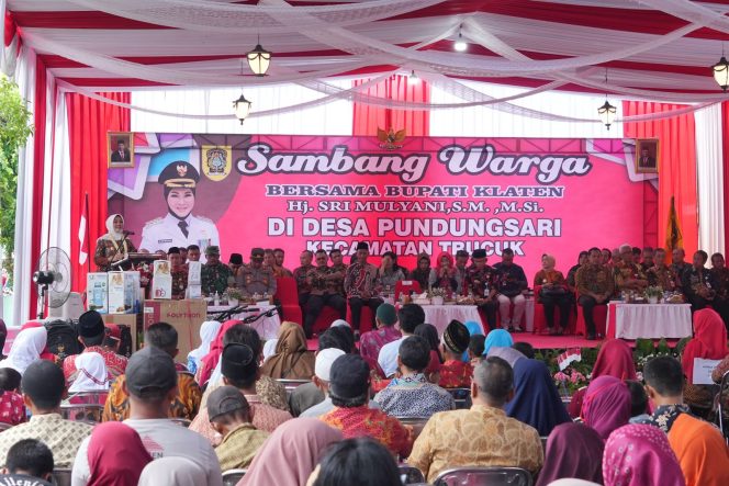 
 Sambang Warga,Pembangunan Lumbung Padi Desa Pundungsari Jadi Sorotan