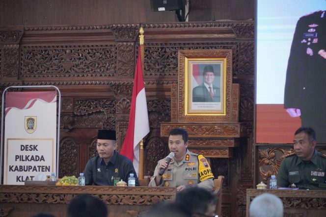 
 Rakor Pilkada 2024 di Pendapa Ageng,  Ini Pesan Bupati Klaten
