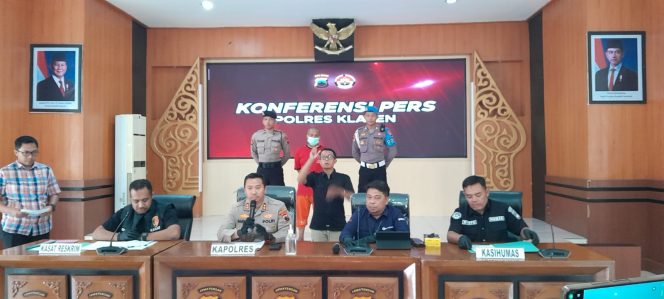 
 Polres Klaten Tangkap Residivis Pengedar Uang Palsu
