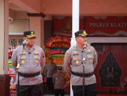 Gelar Apel Farewell And Welcome Parade Menjadi Tanda Pergantian Kapolres di Klaten