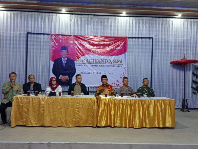 
 Serap Aspirasi Warga Secara Langsung, Wakil DPRD Klaten Gelar Reses PHP Tahap II