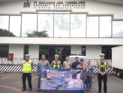 Satlantas Polres Klaten Gelar Sosialisasi Operasi Keselamatan Lalu Lintas Candi 2025