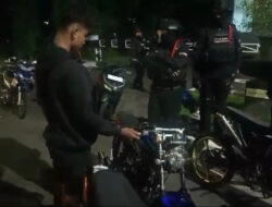 Sikat Balap liar,Team Black Mamba Polres Boyolali Amankan Puluhan Motor