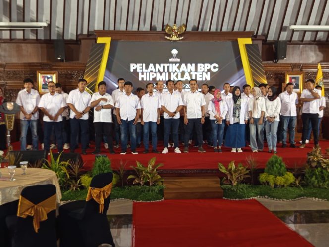 
 HIPMI BPC Klaten Gelar Acara Pelantikan, Ini Harapan Ketua Terpilih
