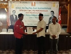 Ari Nugroho Resmi Jabat Ketua DPD PSI Klaten, Siap Gandeng Anak Muda  Aktif  Politik Serta Berkontribusi Dalam Sistem Demokrasi