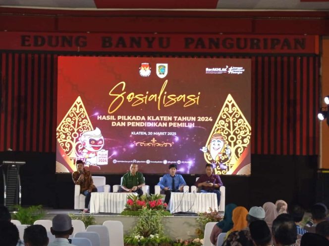 
 KPU Klaten Gelar Sosialisasi, Sampaikan Hasil Pilkada 2024 Kepada Masyarakat