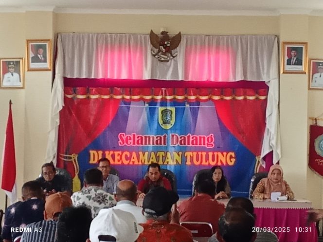 
 Camat Tulung Klaten Gelar Rakor Dengan Desa Tentang Program Ketahanan Pangan