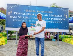 Berkah Ramadhan, Pemerintah Desa Ponggok Bagikan 730 Paket Lebaran Kepada Warganya