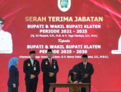 Sertijab Bupati Dan Wakil Bupati Klaten, Hamenang – Benny Siap Lanjutkan Pembangunan