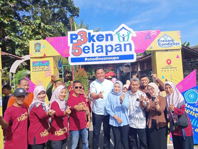 
 Pemdes Candirejo Gelar Peken Selapan, Bupati Klaten Berikan Apresiasi