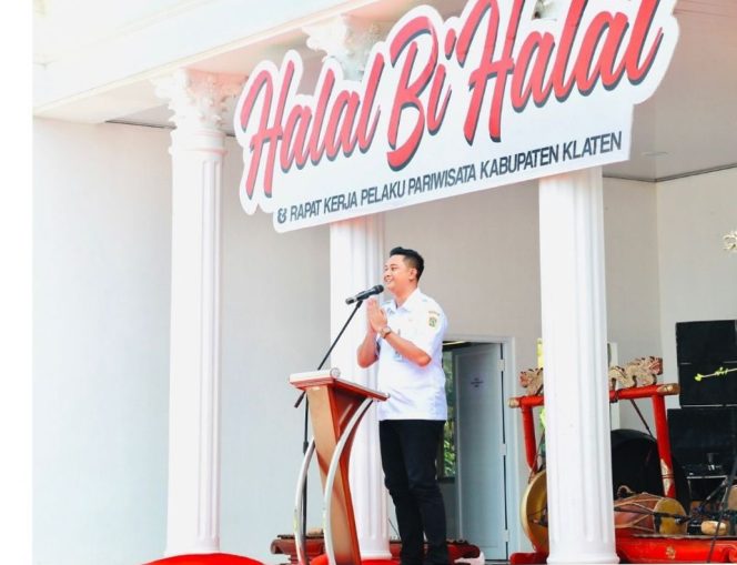 
 Bupati dan Wabup Hadiri Rapat Kerja Serta Halal Bihalal Bersama Pelaku Pariwisata di Kapubaten Klaten