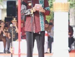 Bupati Hamenang Wajar Ismoyo Pimpin Upacara Peringatan Hardiknas Tingkat Kabupaten Klaten