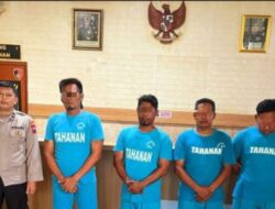 4 Orang Anggota GRlB Jaya Ditangkap Polisi Di Semarang , Diduga Lakukan Perusakan