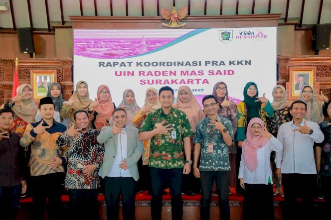 
 Rapat Koordinasi Pra KKN UIN Raden Mas Said Surakarta, Bupati Klaten : Bantu Pemdes Kembangkan Potensinya