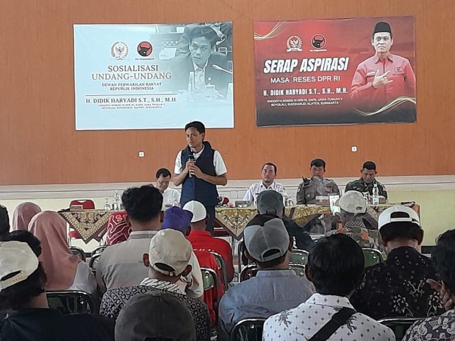 
 Gelar Reses, Didik Haryadi  Anggota DPR RI Siap Bersinergi Demi Wujudkan Aspirasi Masyarakat