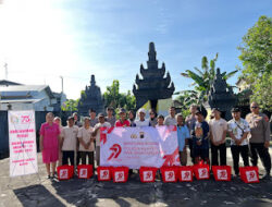 Sambut Hari Bhayangkara ke – 79 Polres Klaten Menggelar Bakti Sosial untuk Umat Hindu