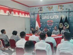 Kalapas Berikan Penghargaan Dan Penguatan Kepada 6 CPNS Lapas Klaten