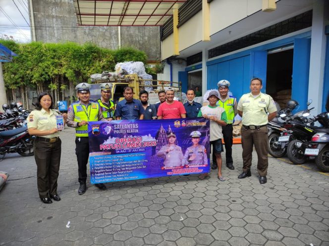 
 Satlantas Polres Klaten Sosialisasikan Operasi Patuh Candi 2025