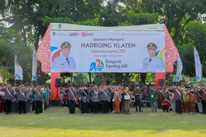 
 Puncak Upacara Hari Jadi Klaten Ditampilkan Fragmen Sejarah Penuh Makna
