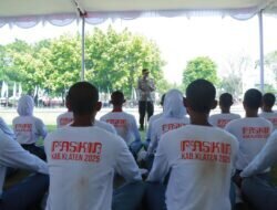 Kapolres Klaten Berikan Semangat Dan Motivasi Kepada Paskibraka 2025 Jelang HUT RI ke-80