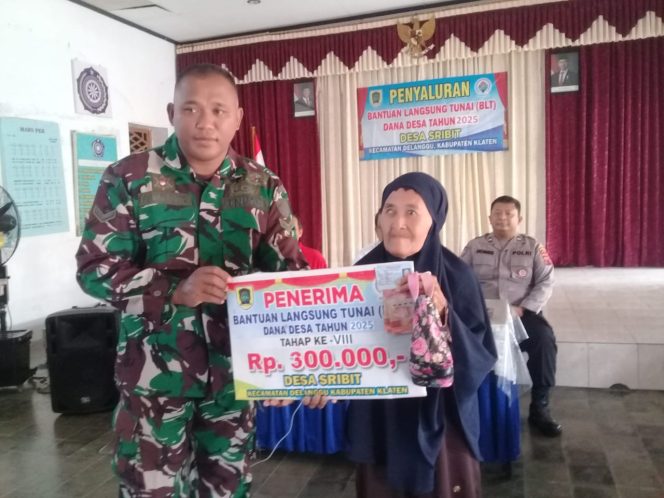 
 Pemdes Sribit, Delanggu Klaten Salurkan BLT-DD Menyasar 27 KPM