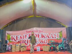 Semarak Perayaan HUT RI Ke 80 : Khoiri Daffa Alfaizy Tampil Berani Dan Mengesankan Hibur Warga Desa Jatiroto