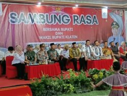 Sambung Rasa Bupati dan Wabup Klaten di Karang, Delanggu