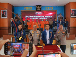 Lakukan Penganiayaan, Lima Pemuda Bersenjata Tajam Ditangkap Satreskrim Polres Klaten