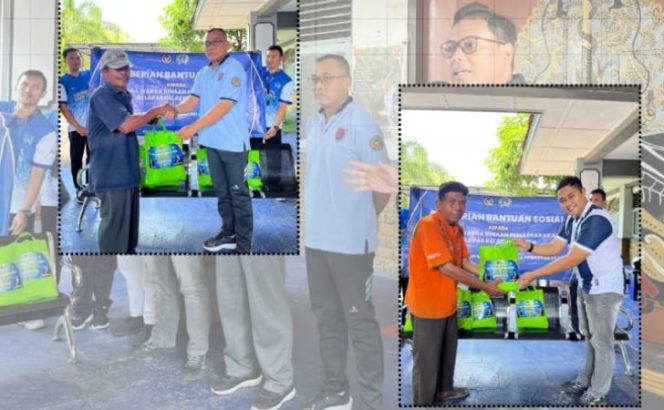 
 Wujud Pemasyarakatan Peduli, Lapas Klaten Bagikan Bansos Sebagai Implementasi Program Akselerasi Menimipas