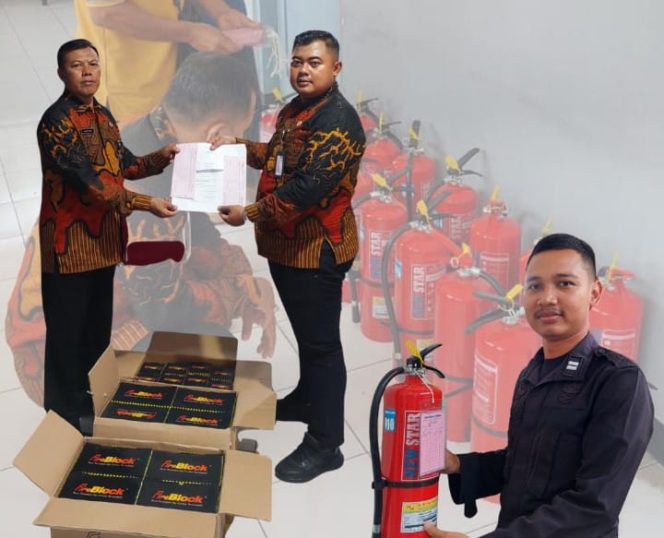 
 Tingkatkan Kesiapsiagaan, Lapas Klaten Melakukan Instalasi APAR Baru