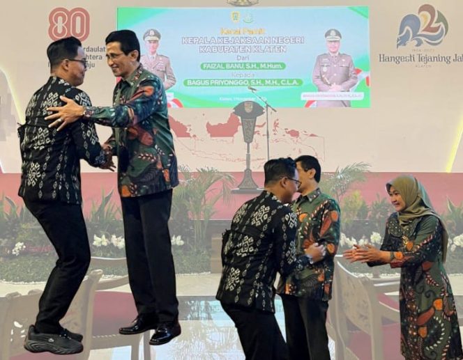 
 Perkuat Sinergi, Lapas Klaten Hadiri Kenal Pamit Kepala Kejaksaan Negeri Klaten
