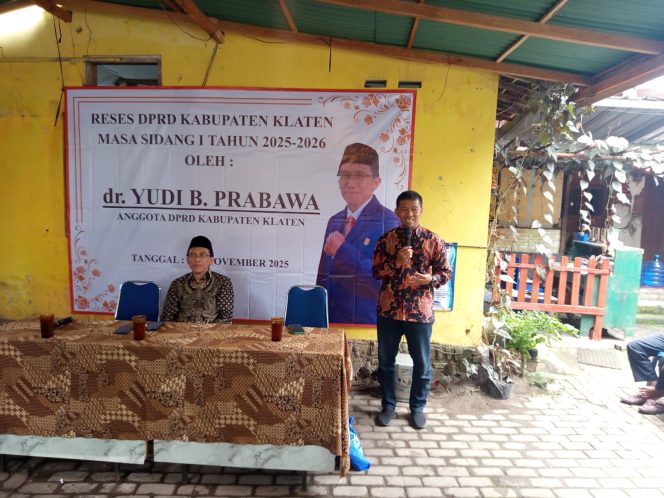 
 Gelar Reses DPRD Klaten dr. Yudi B. Prabawa : Dorong Kemandirian Ketahanan Pangan di Tingkat Keluarga