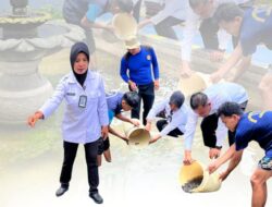 Wujudkan Ketahanan Pangan, Lapas Klaten Tebar 2.500 Benih Lele Untuk Bekal Kemandirian WBP