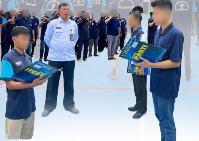 
 Tingkatkan Disiplin Dan Sinergi Petugas Serta Warga Binaan, Lapas Klaten Gelar Apel Tamping