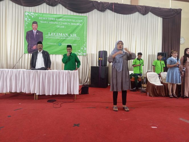 
 Serap Aspirasi,  Legiman Anggota DPRD Klaten Gelar Reses