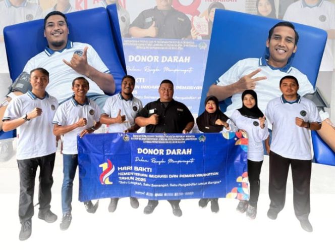 
 Lapas Klaten Gelar Aksi Kemanusiaan Donor Darah : Peringati Hari Bakti Kemenimipas Kesatu