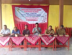 Sosialisasi Perda : Anggota DPRD Klaten Dari Tim 2 Ajak Masyarakat Terapkan Pola Makan Tempo Dulu