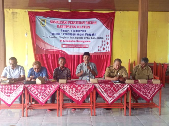 
 Sosialisasi Perda : Anggota DPRD Klaten Dari Tim 2 Ajak Masyarakat Terapkan Pola Makan Tempo Dulu