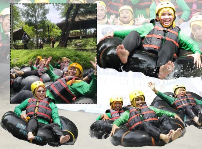 
 Pipas Cabang Lapas Klaten Gelar Outbond Dan Rivertubing di Rivermoon Klaten