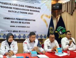 Dukung Program KEMENAKER RI, Mentor Lapas Klaten Gelar Pembekalan Bagi Peserta Magang Nasional Batch 2