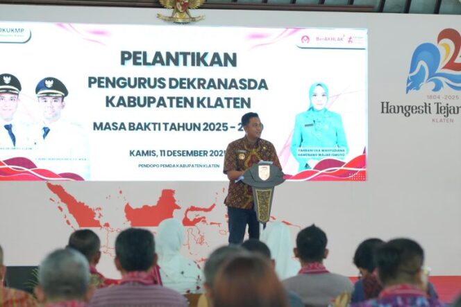 
 Pemkab Klaten Kukuhkan Pengurus Dekranasda 2025–2030 Untuk Perkuat UMKM