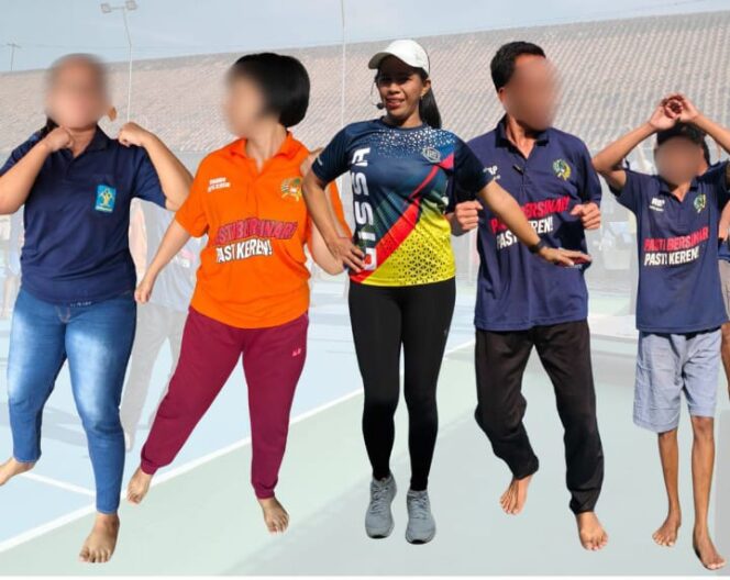 
 Wujud Pembinaan Jasmani Warga Binaan, Lapas Klaten Gelar Senam Pagi