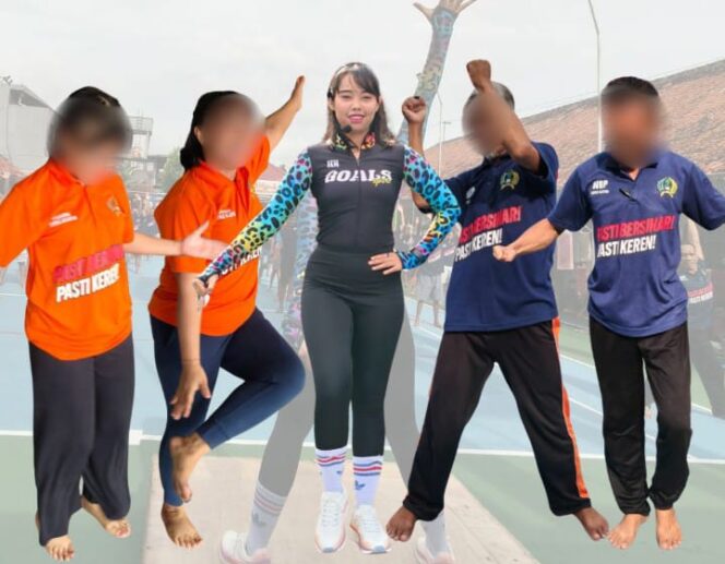 
 Senam Sehat Warga Binaan Lapas Klaten : Tingkatkan Kesehatan Dan Kebugaran