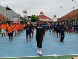 Lapas Klaten Gelar Senam Pagi Rutin : Tingkatkan Imun Kesehatan Dan Kebugaran Jasmani Warga Binaan