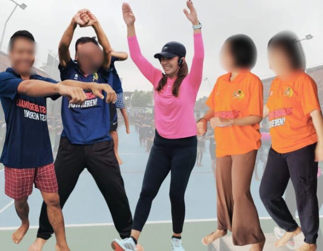 
 Lapas Klaten Gelar Senam Bersama, Tingkatkan Kesehatan Dan Kemandirian Narapidana