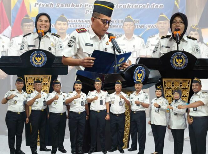 
 Penyegaran Organisasi, Lapas Klaten Gelar Pelantikan Pejabat Struktural Dan Pisah Sambut Pegawai