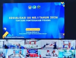 Kalapas Klaten Beserta Jajaran Ikuti Sosialisasi Politik Hukum Pidana Dalam UU No 1 Tahun 2026 Tentang Penyesuaian Pidana Secara Virtual